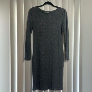 a new day Charcoal Long Sleeve Dress